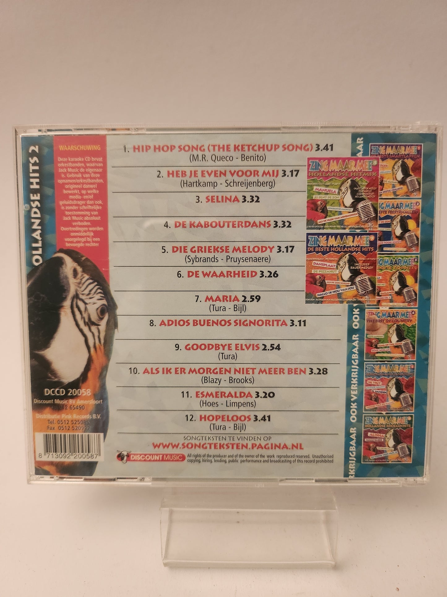 Zing maar Mee: de Beste Hollandse Hits 2 Deel 10 CD