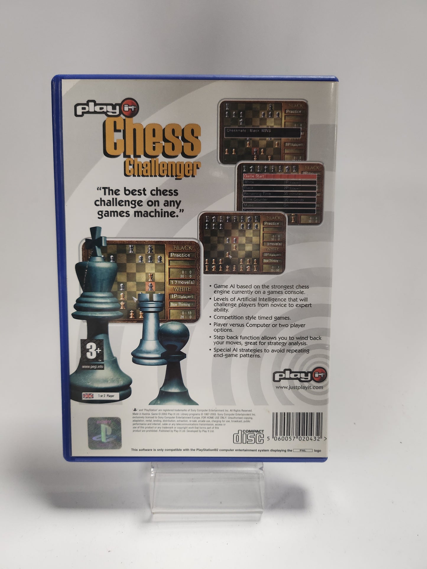 Play It Chess Challenger Playstation 2