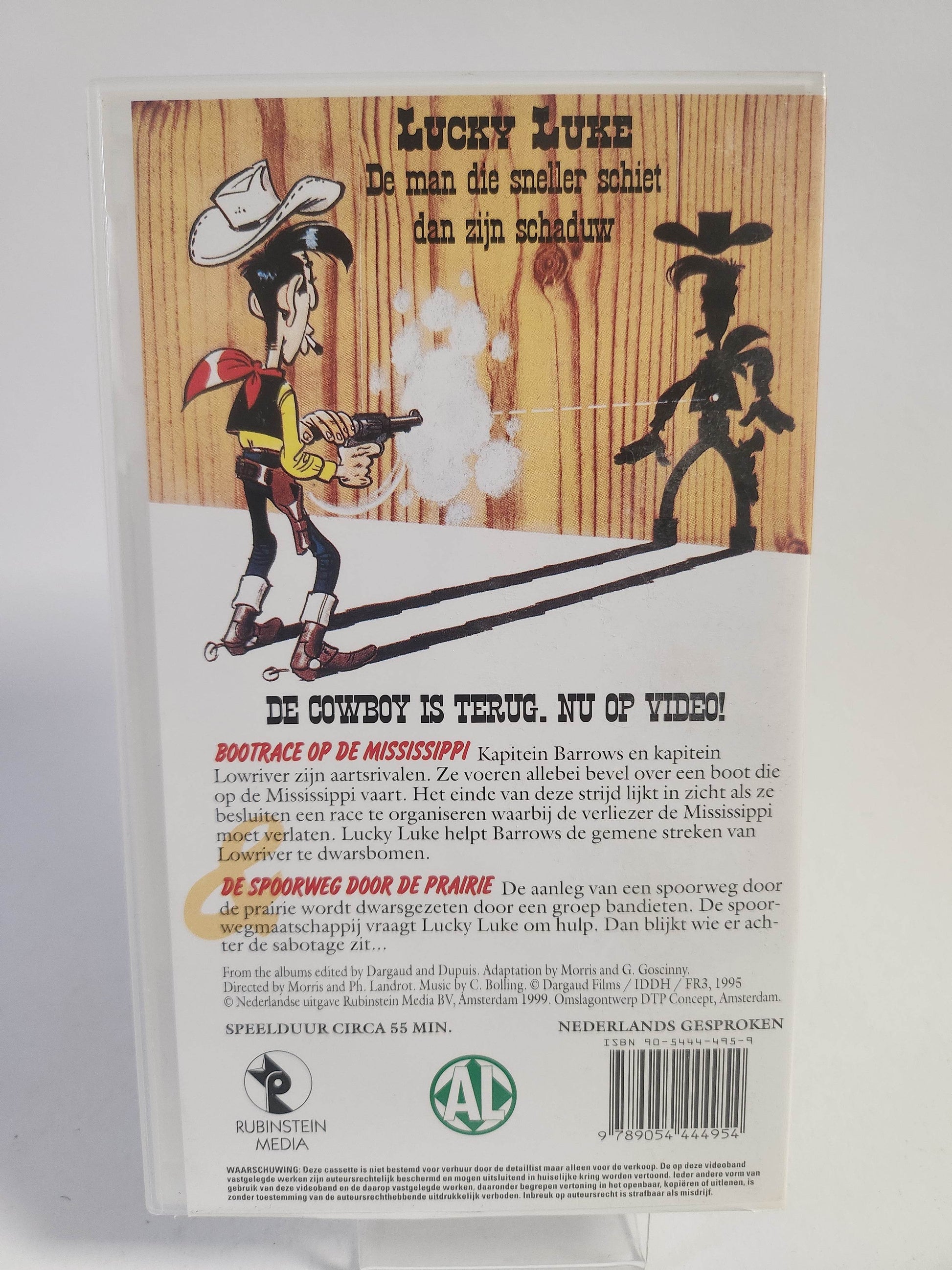 Lucky Luke: Bootrace op de Mississipi & de Spoorweg door de Prairie VHS Kids - Feniks Gameshop