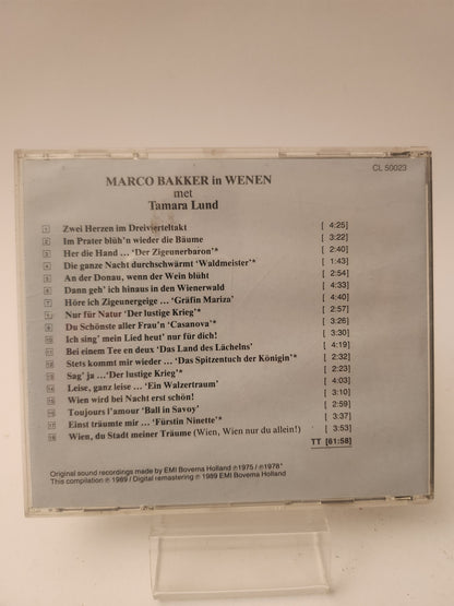 Marco Bakker in Wenen met Tamara Land CD