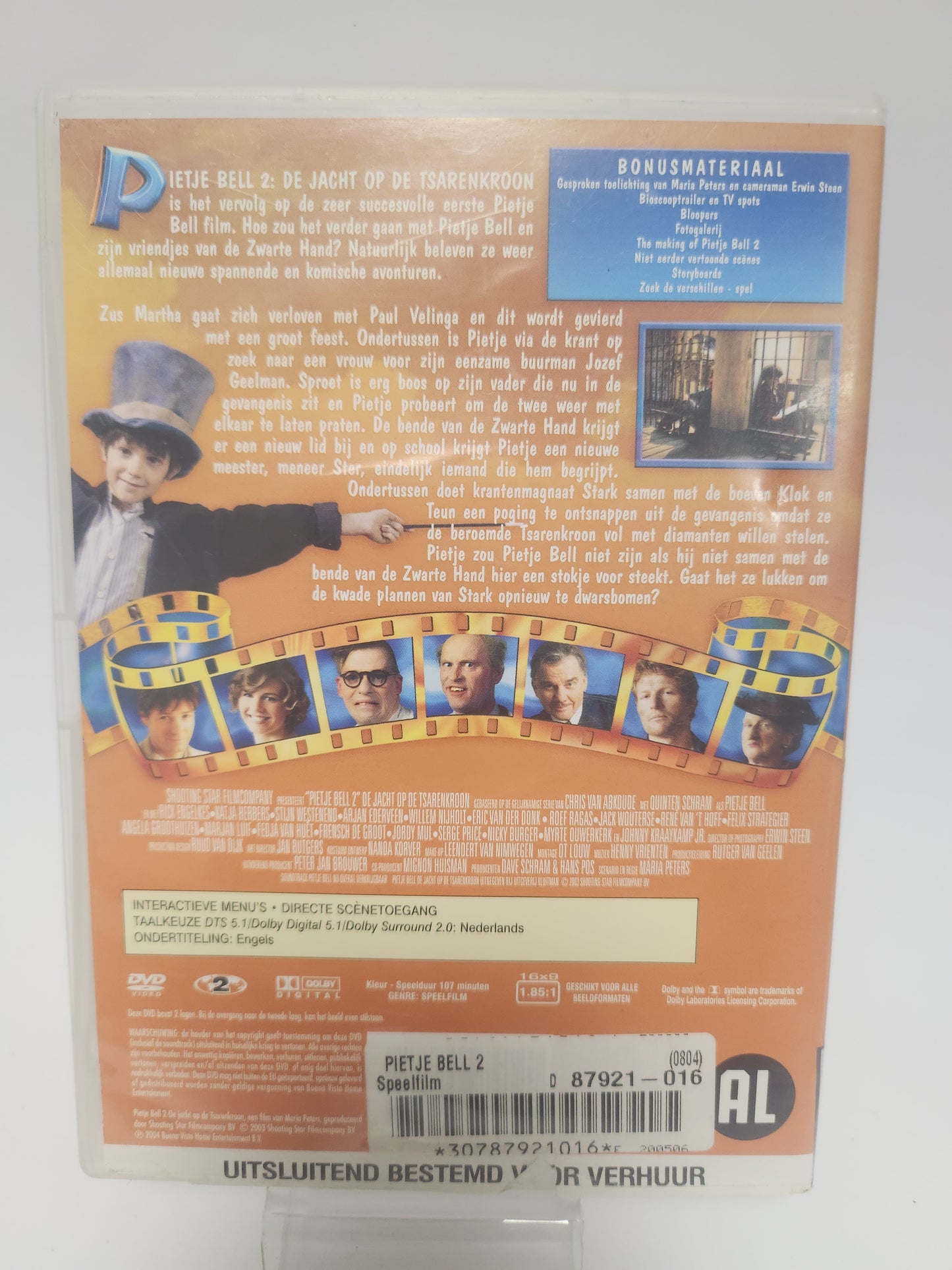 Pietje Bell 2: de Jacht op de Tsarenkroon DVD Kids