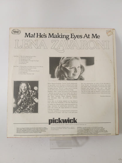 Lena Zavaroni: Ma, He's Making Eyes on Me LP Vinyl