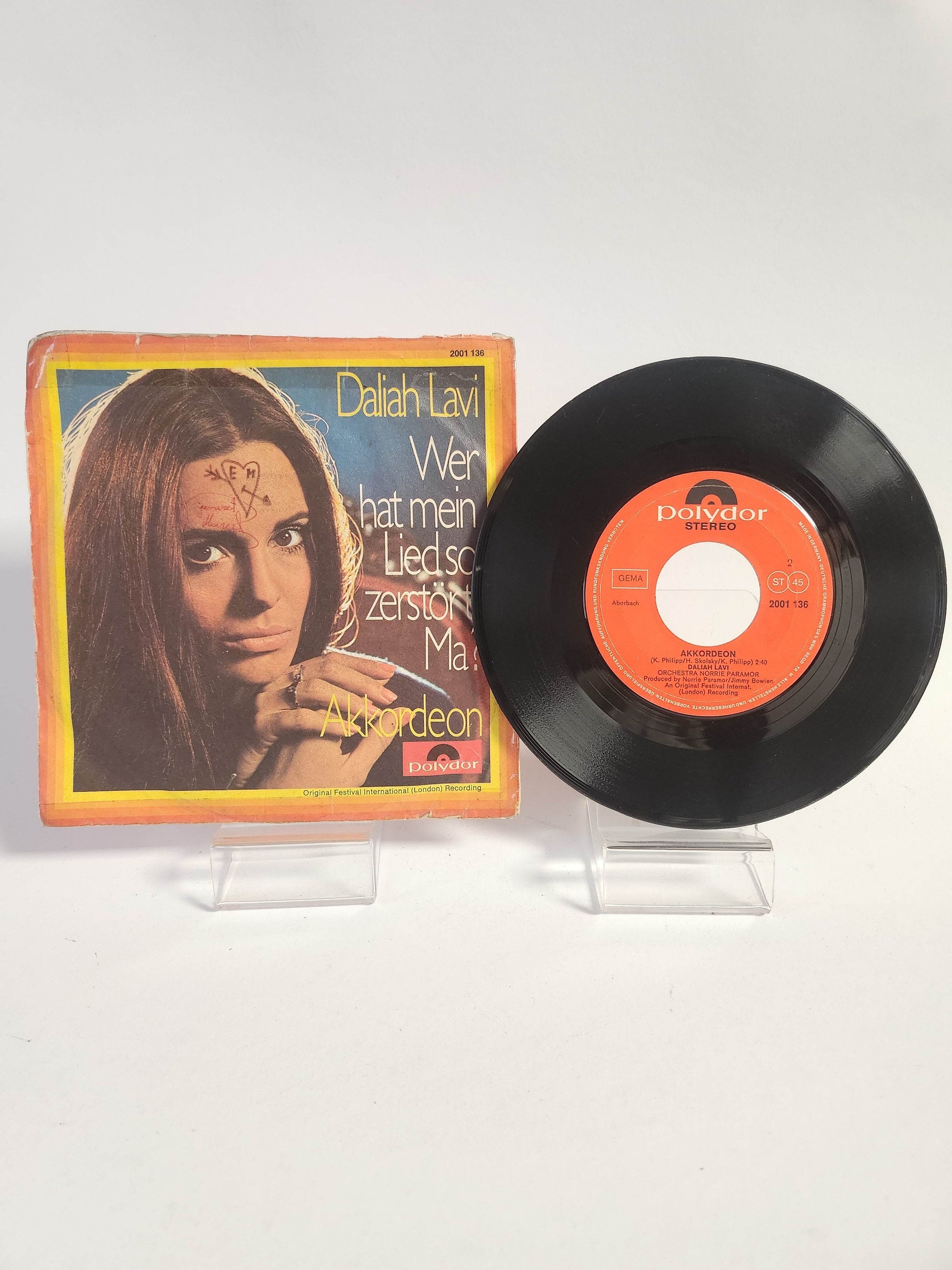 Daliah Lavi: Akkordeon Single Vinyl - Feniks Gameshop