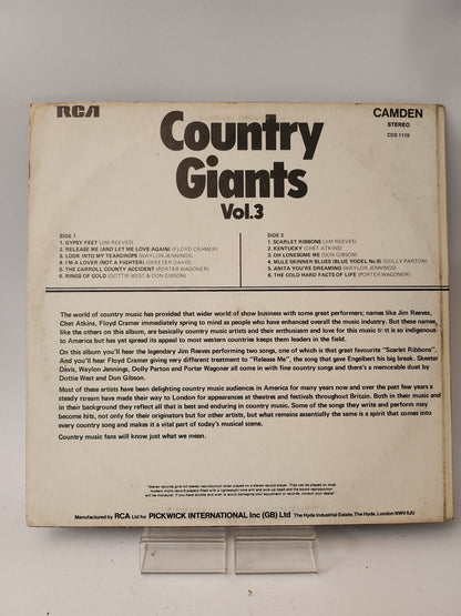Country Giants Vol 3 LP Vinyl