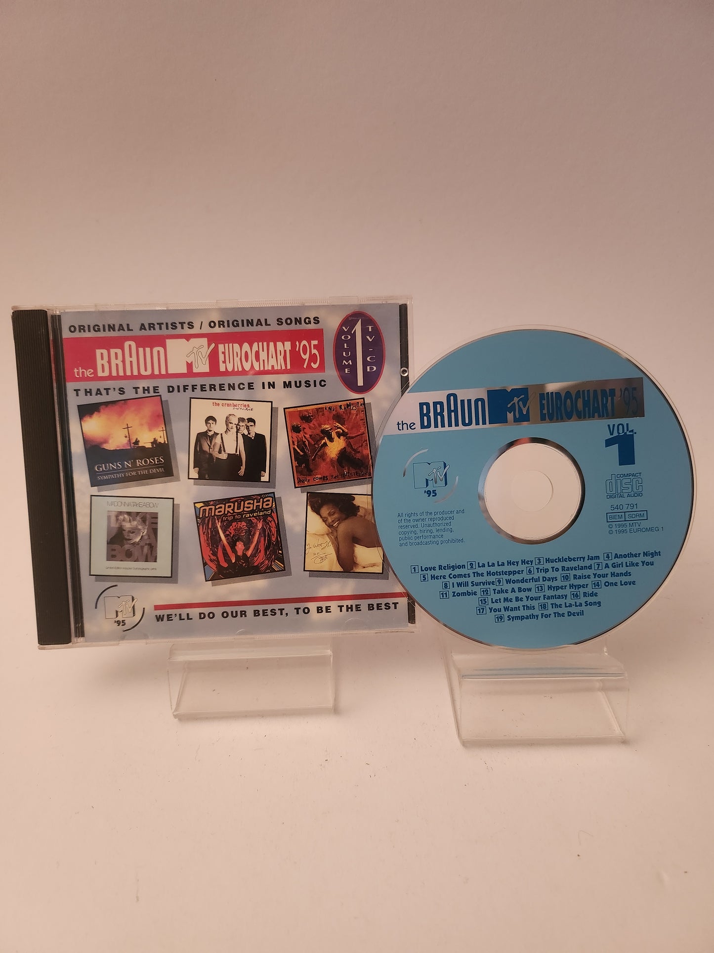 Braun MTV Eurochart '95 Volume 1 CD