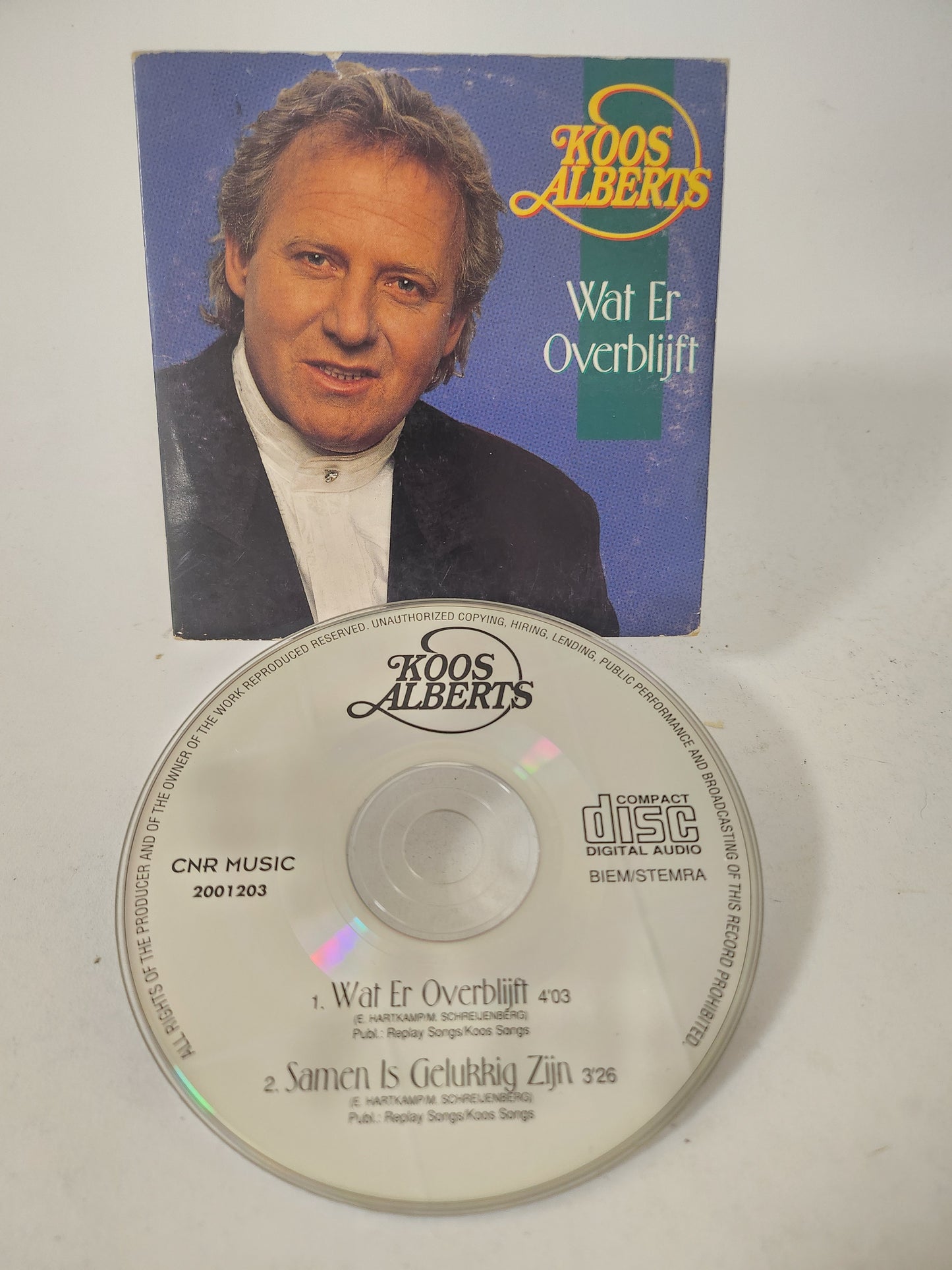 Koos Alberts: Wat er Overblijft CD Single