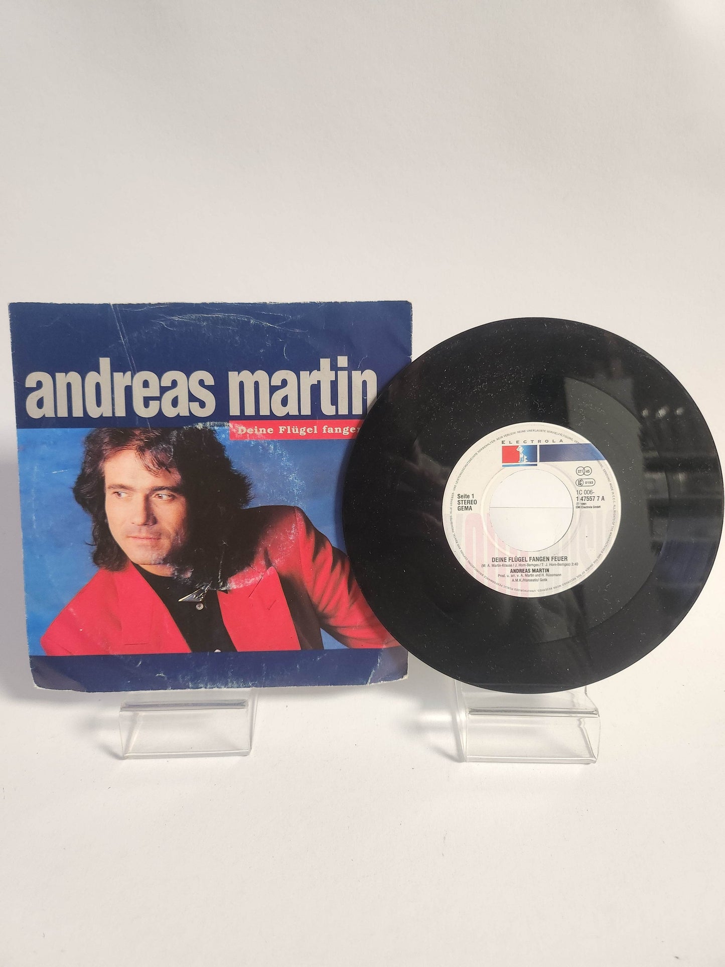 Andreas Martin: Deine Flugel Fangen Feuer Single Vinyl - Feniks Gameshop