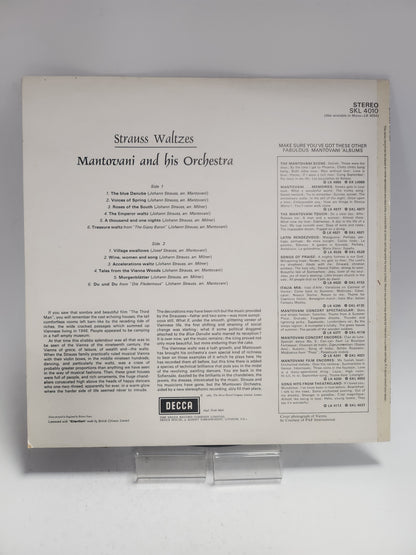 Mantovani and his Orchestra: Strauss Waltzes LP Vinyl