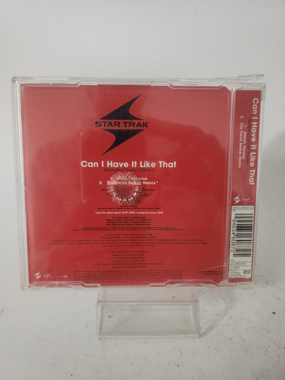 Pharrell (Aka Skateboard P): Can I Have ot Like That CD Single