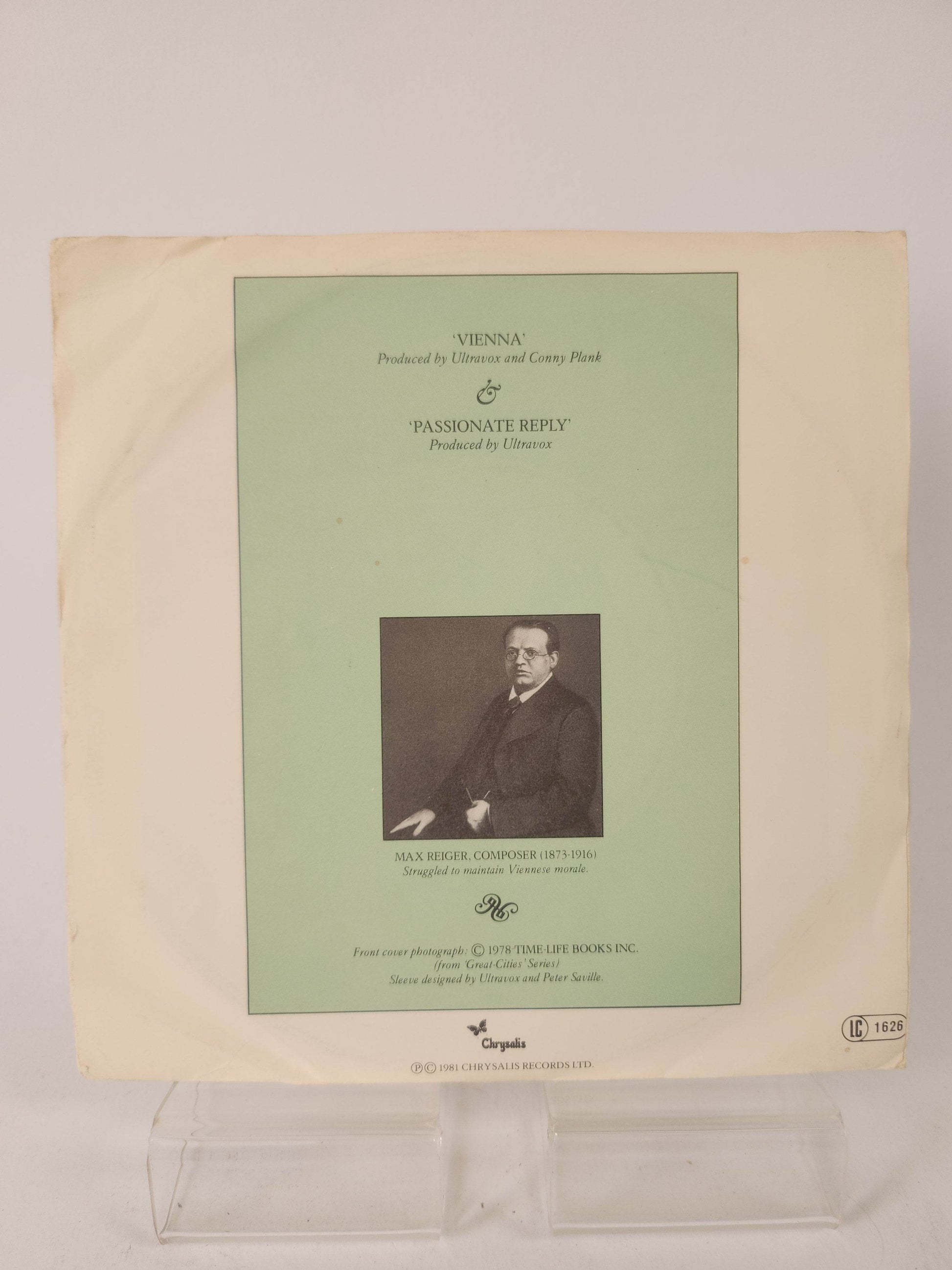 Ultravox: Vienna Single Vinyl - Feniks Gameshop