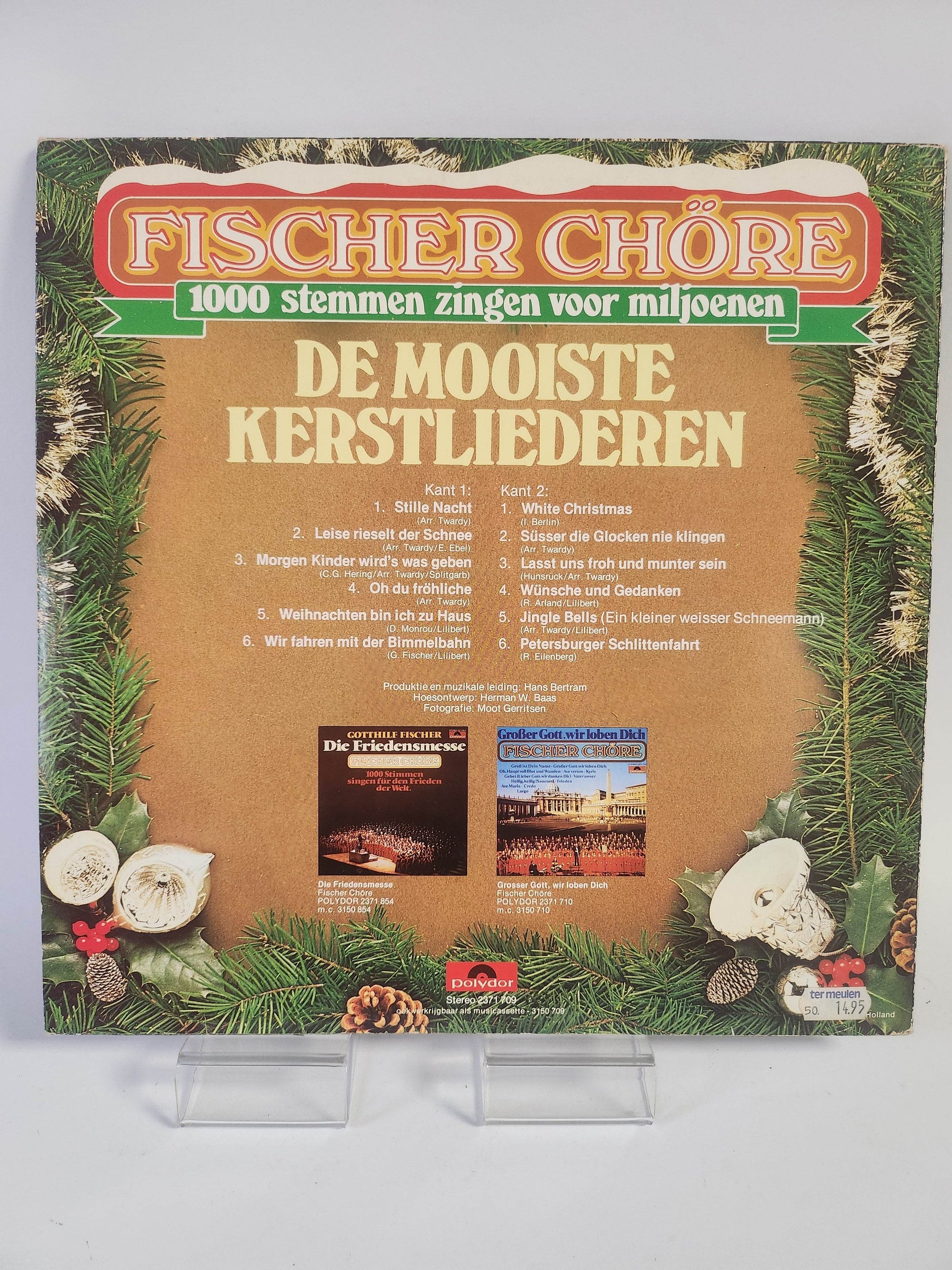 Fischer Chõre: de Mooiste Kerstliederen LP Vinyl - Feniks Gameshop