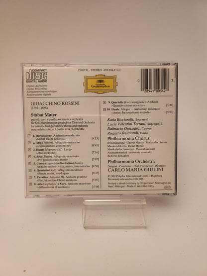 Deutsche Grammophon: Rossini Stabat Mater CD