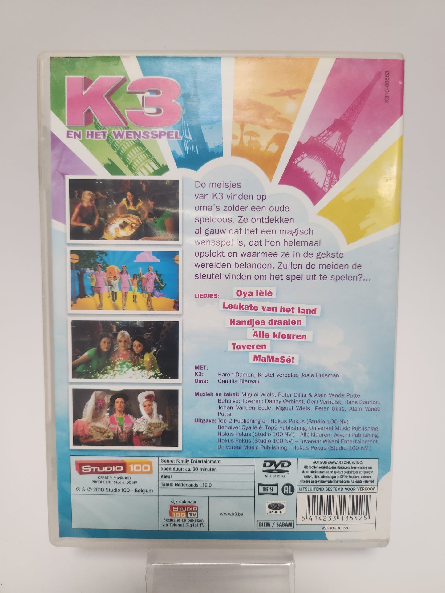 K3 en het Wensspel DVD Kids