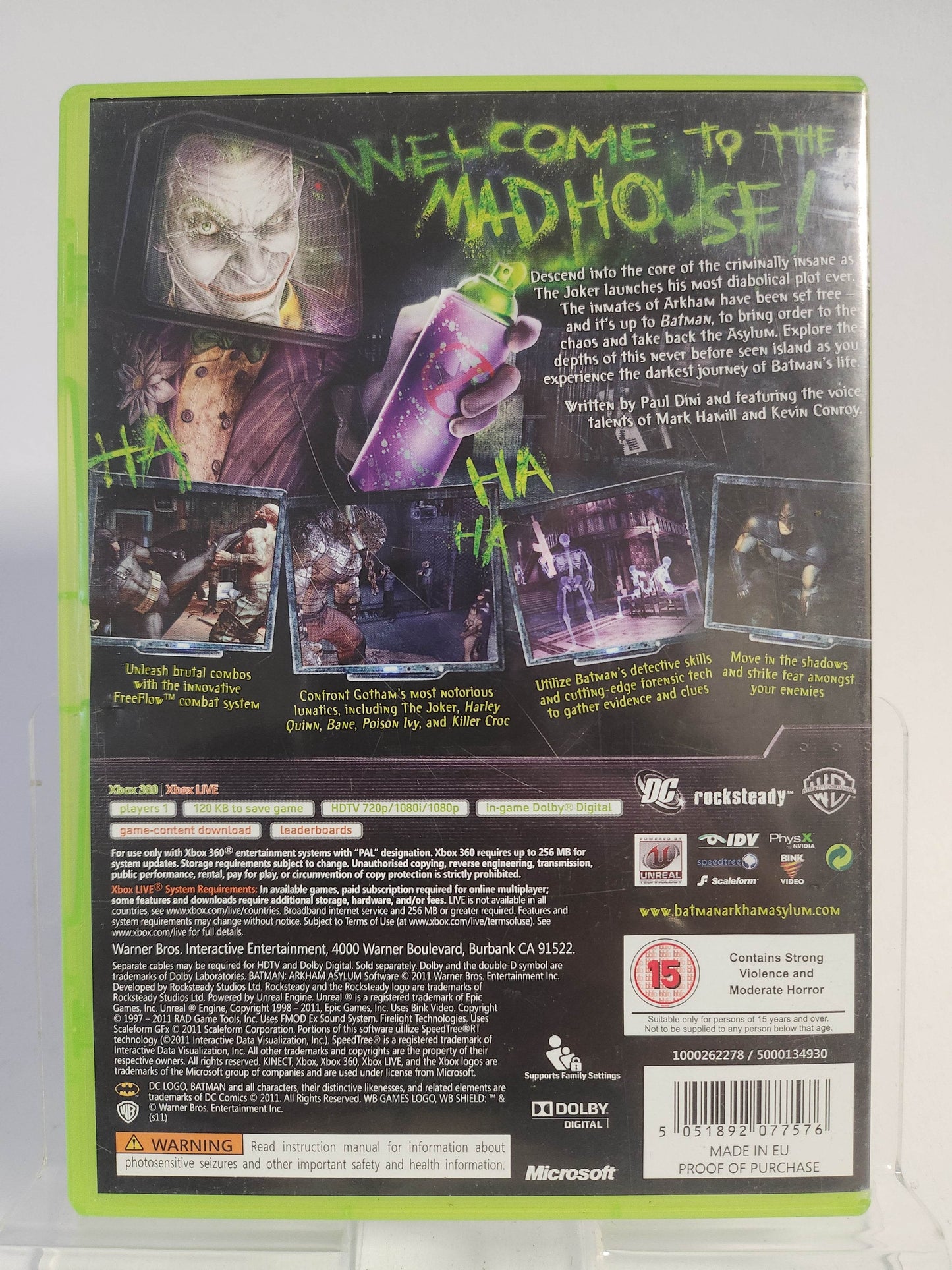Batman Arkham Asylum Classics Xbox 360 - Feniks Gameshop