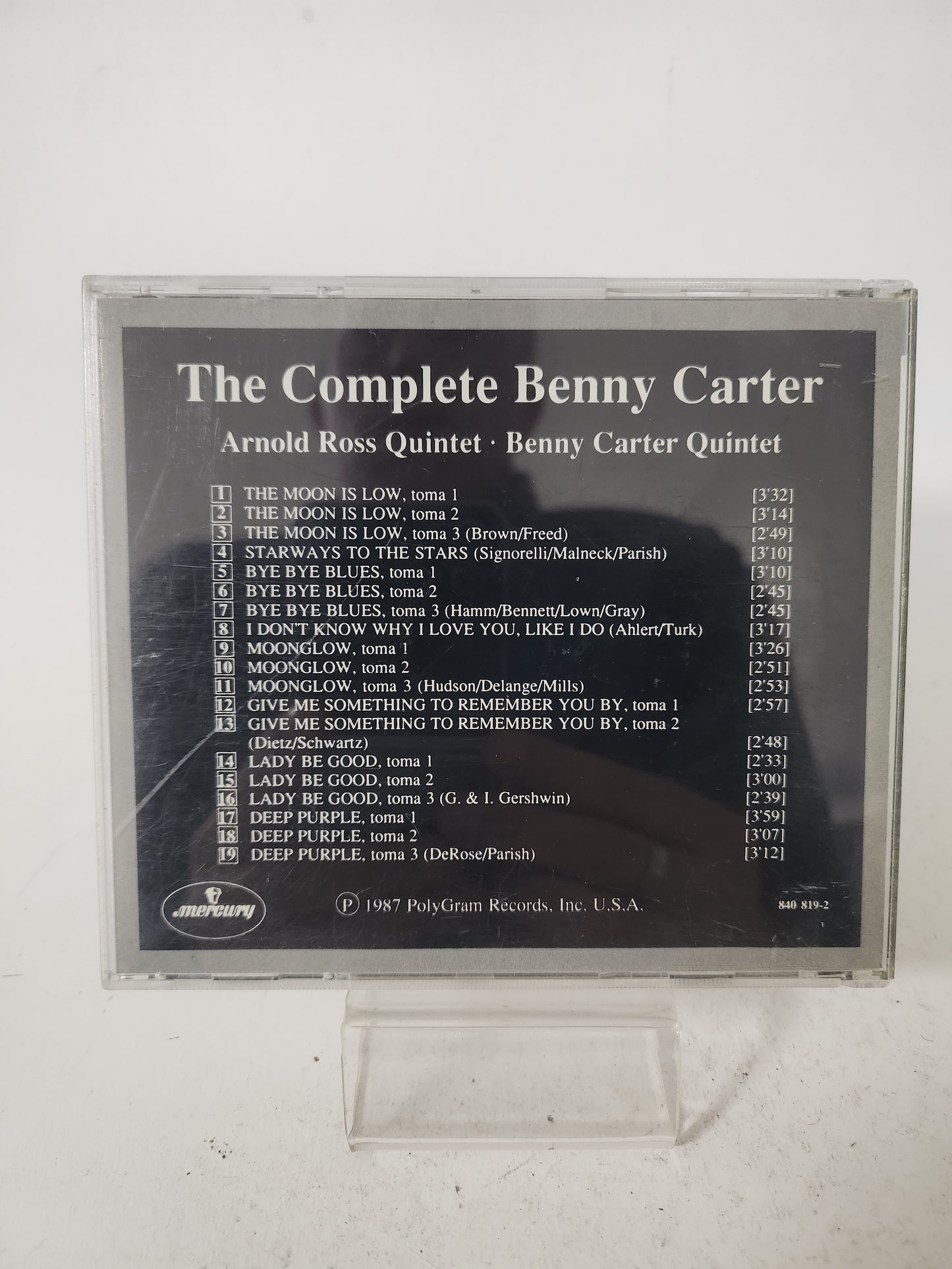 Benny Carter: the Complete CD