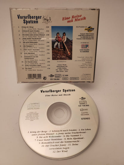 Vorarlberger Spatzen: Eine Reise mit Musik CD