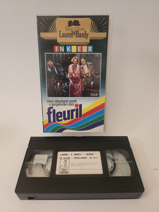 Laurel & Hardy: Scram (in kleur) VHS