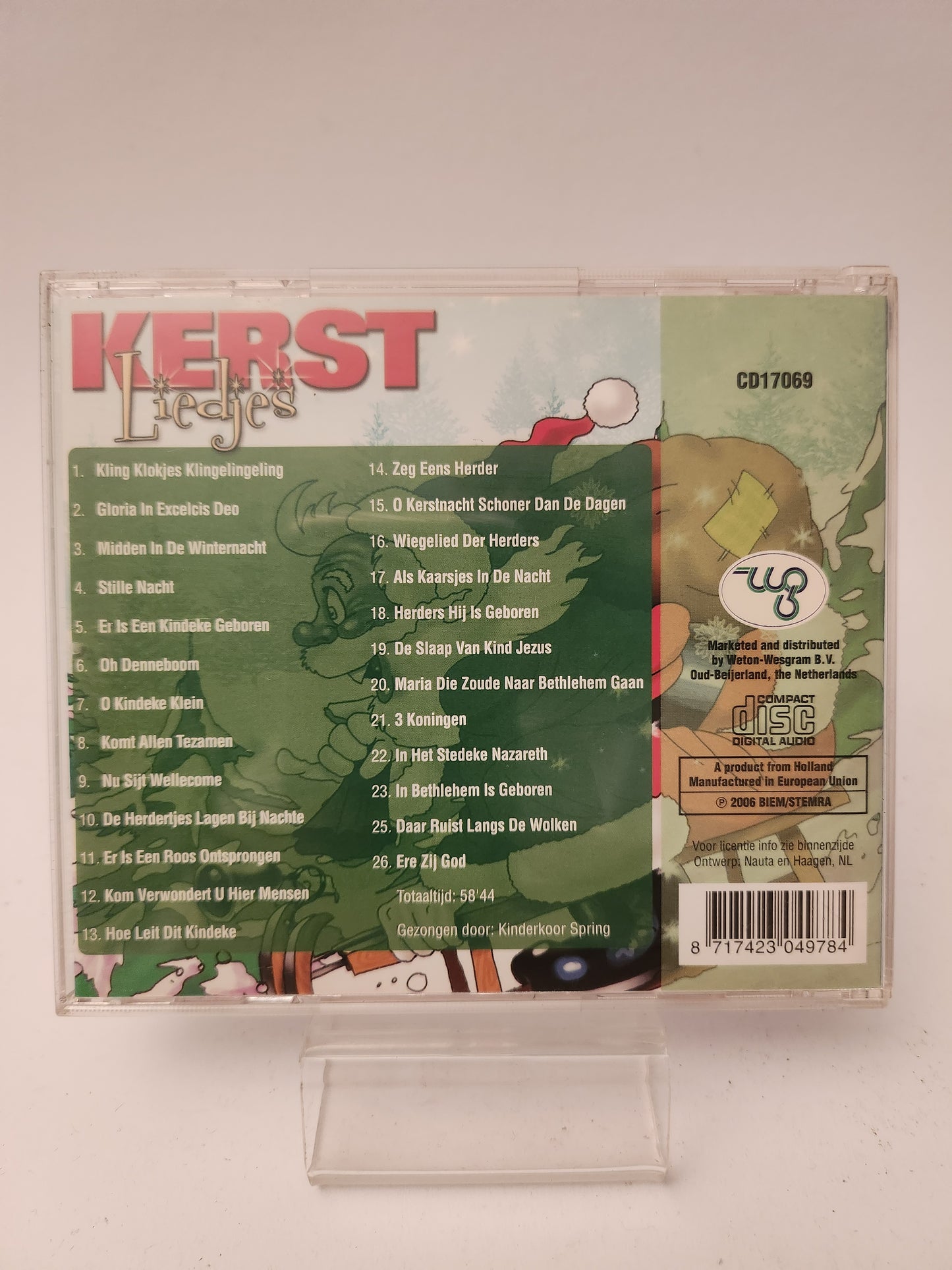 Kerstliedjes CD