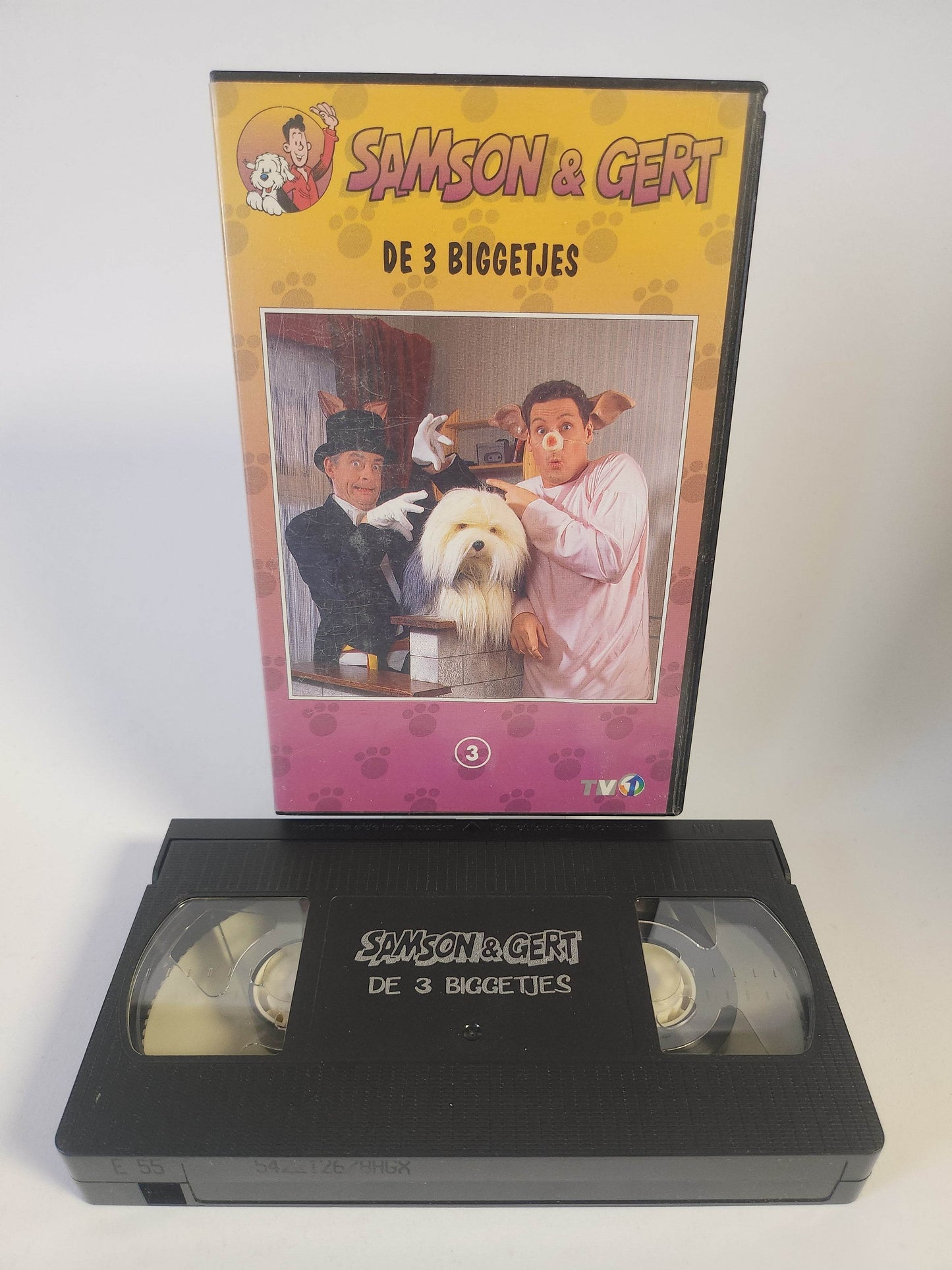 Samson & Gert de 3 Biggetjes Deel 3 VHS - Feniks Gameshop