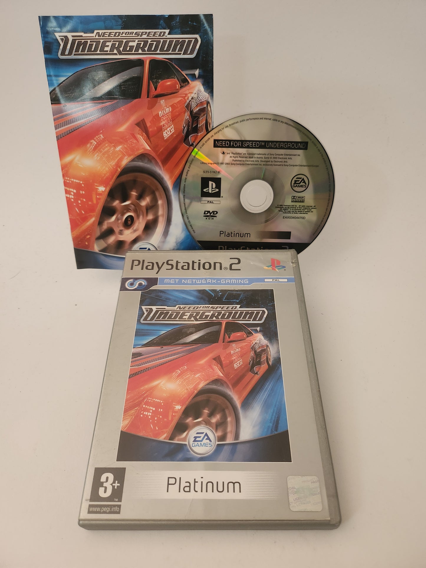 Need for Speed Underground Platinum Playstation 2