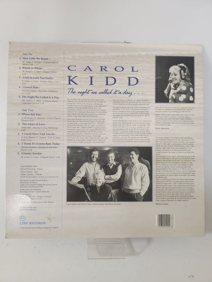 Night We Called it A Day: Carol Kidd LP Vinyl