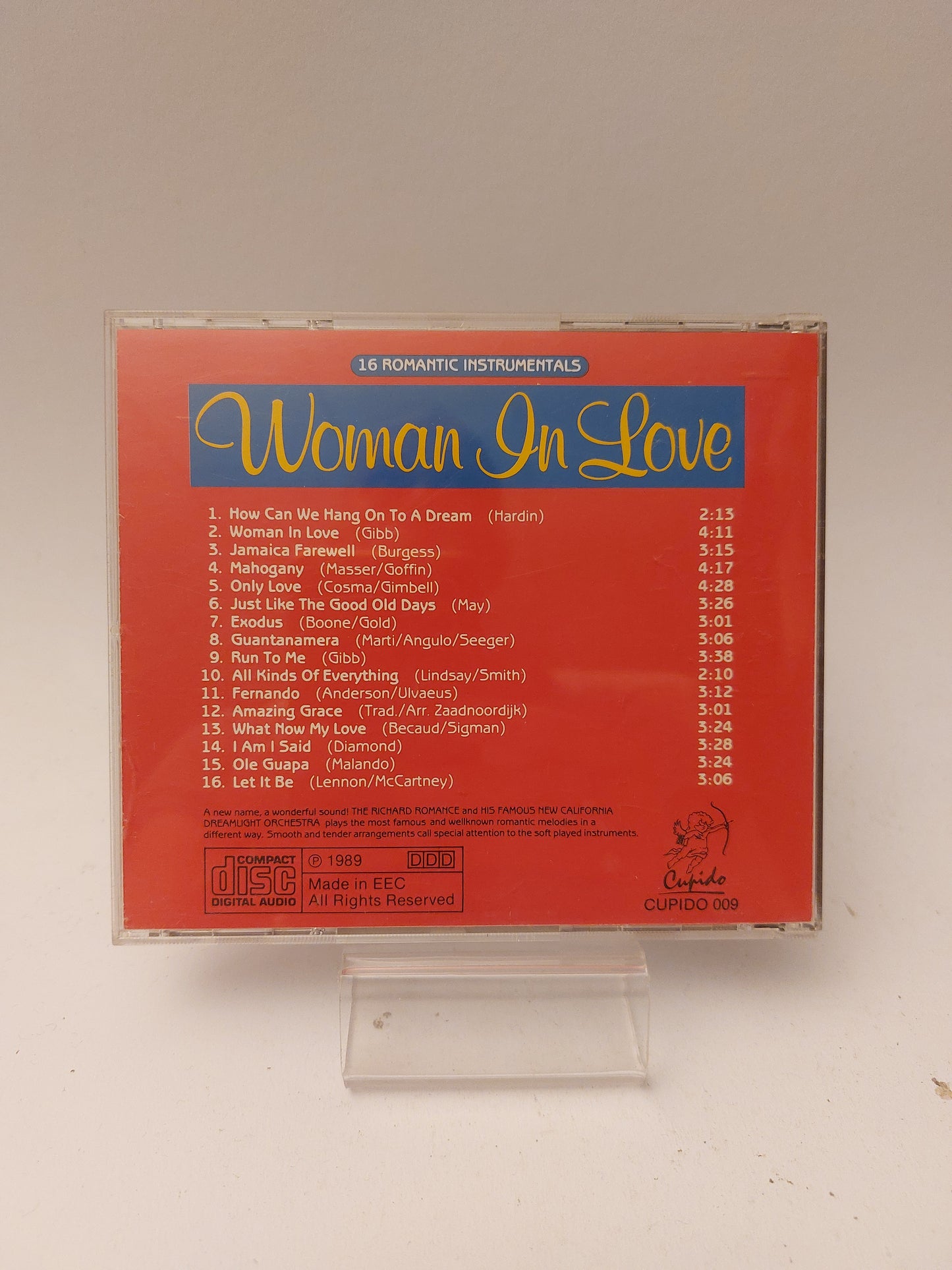 Woman in Love: 16 Romantic Instrumentails CD