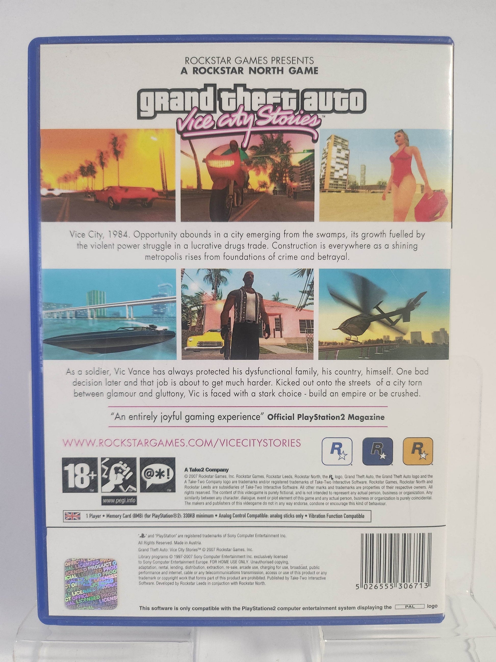 Grand Theft Auto Vice City Stories (No Map) PlayStation 2 - Feniks Gameshop