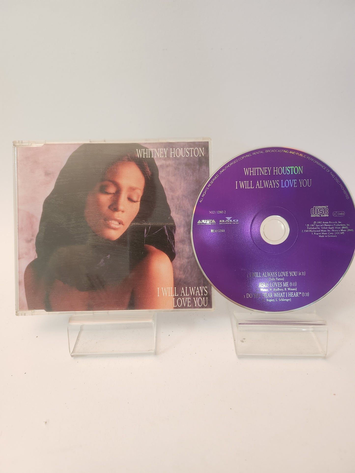 Whitney Houston: I Will Always Love You CD Single