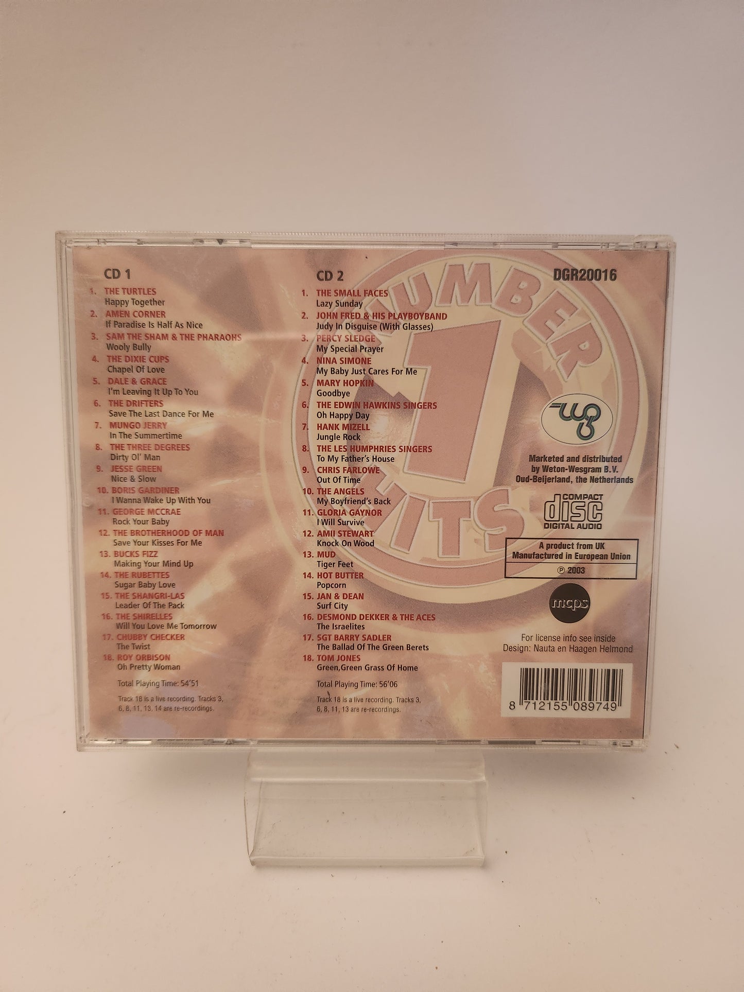 Number 1 Hits CD