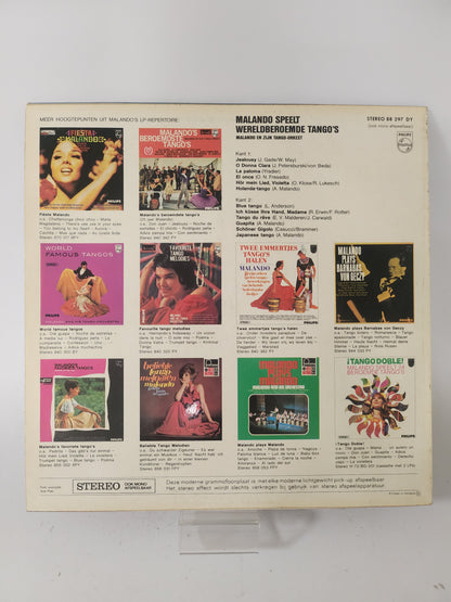 Malando speelt Wereldberoemde Tango's LP Vinyl