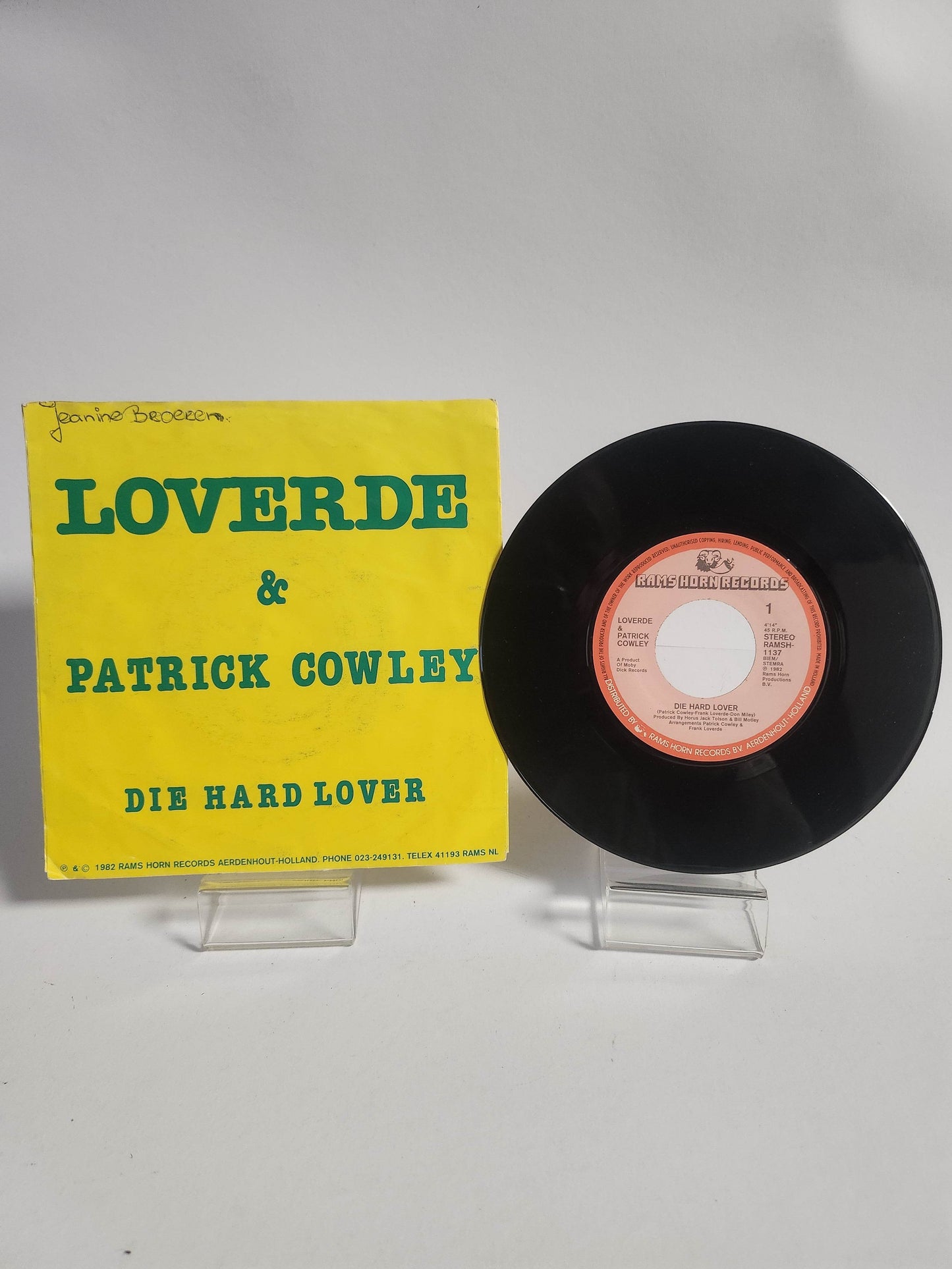 Loverde & Patrick Cowley: Die Hard Lover Single Vinyl - Feniks Gameshop