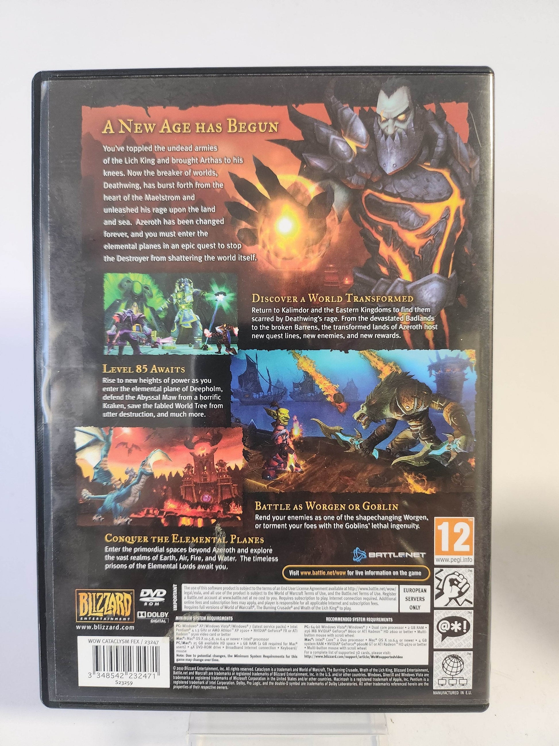 World of Warcraft Cataclysm Expansion Set (No Book) PC - Feniks Gameshop