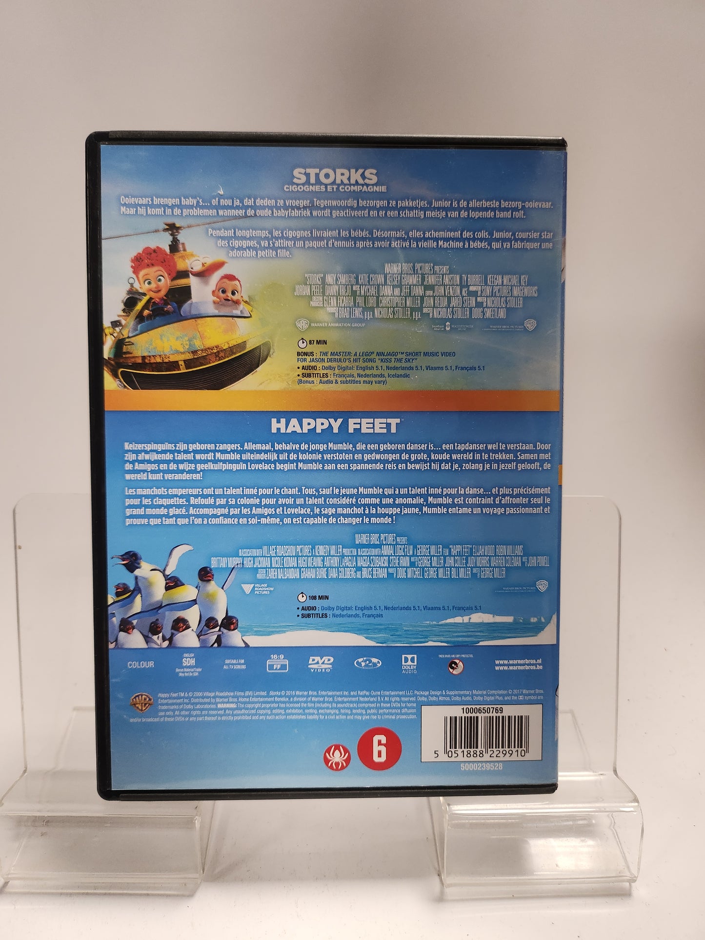 Storks & Happy Feet Dvd Kids