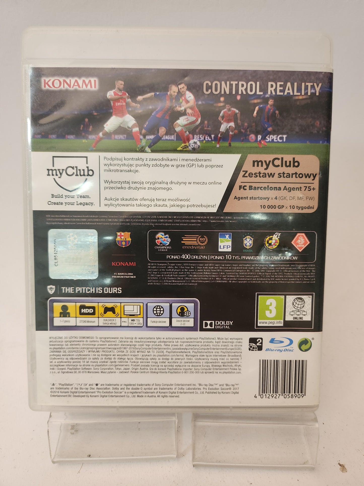 Pro Evolution Soccer 2017 Playstation 3