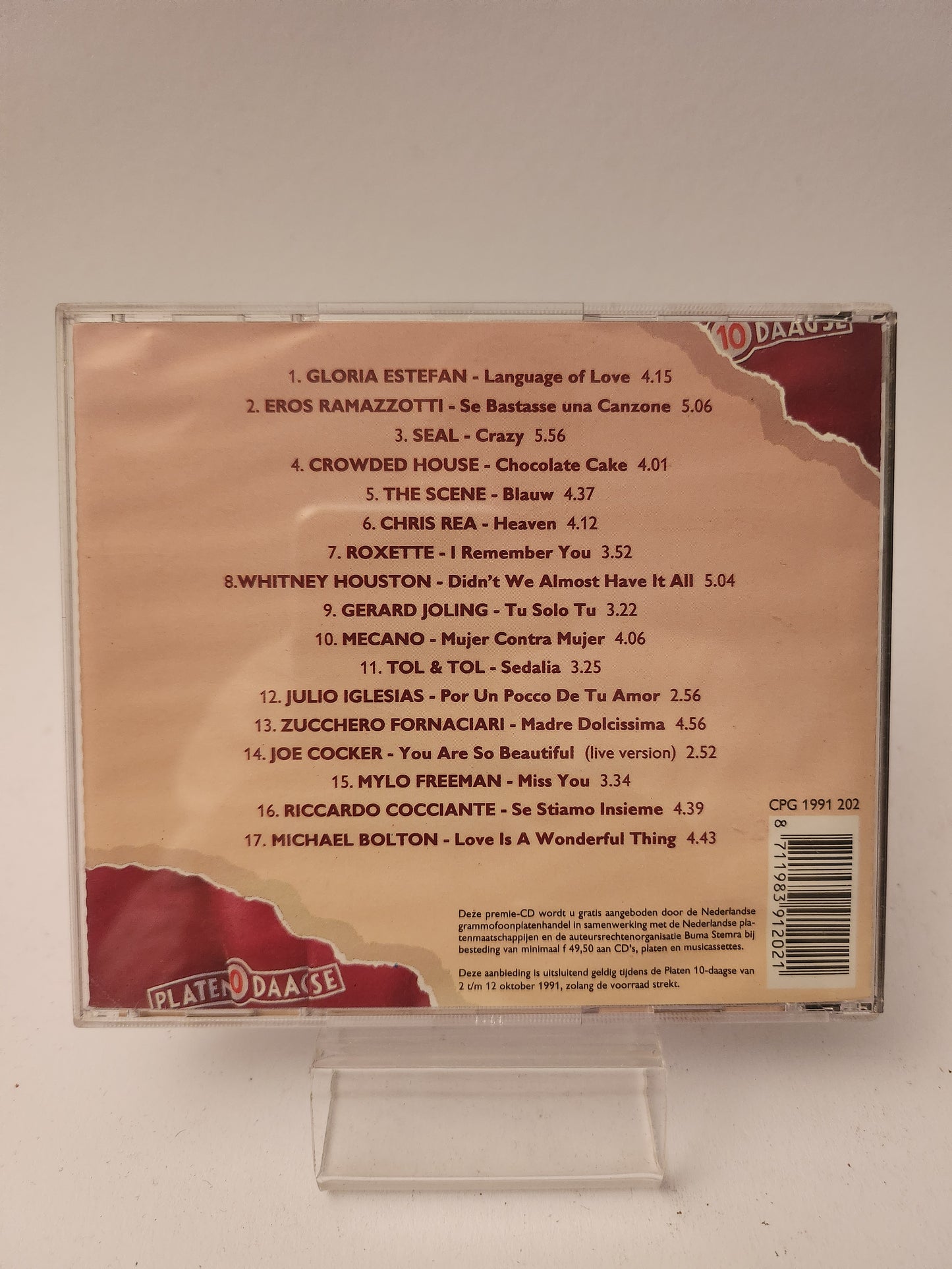 Het Nationale Muziek Kado 1991 CD