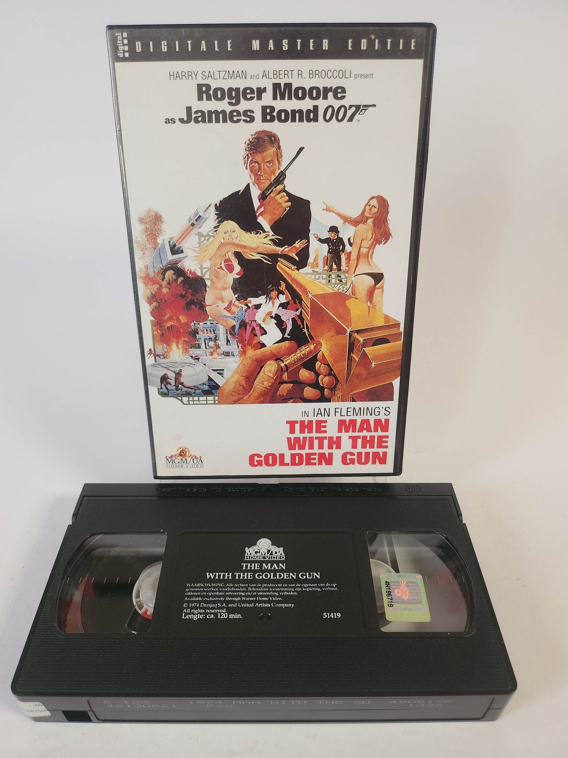 007 James Bond: the Man with the Golden Gun VHS - Feniks Gameshop