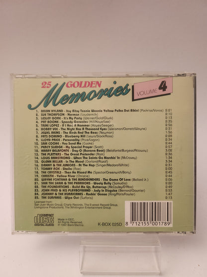 25 Golden Memories Volume 4 CD
