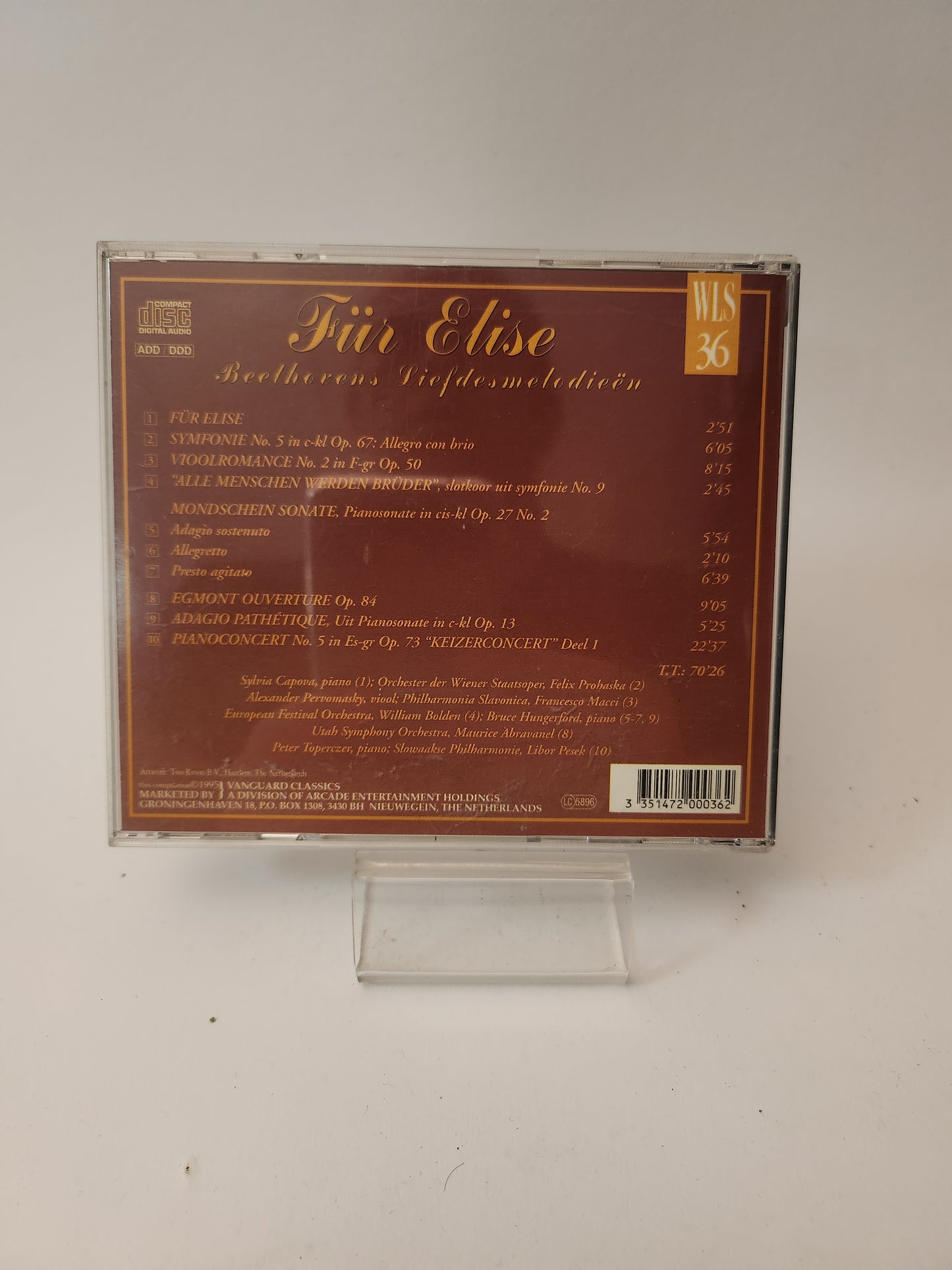 Für Elise: Beethovens Liefdesmelodien CD