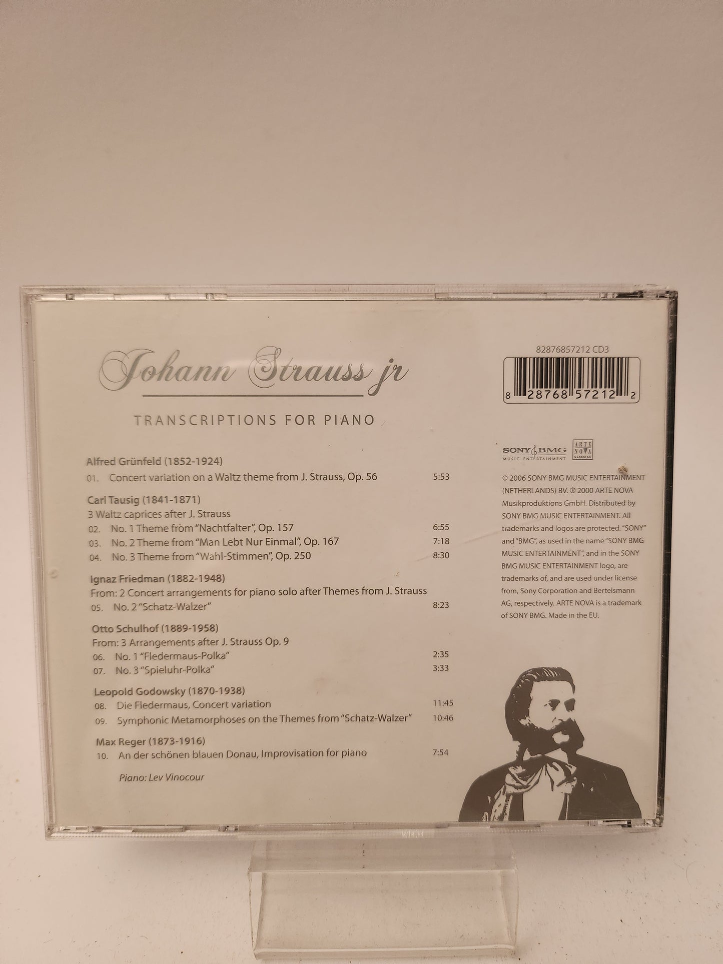 Johann Strauss: Transcriptions for Piano CD