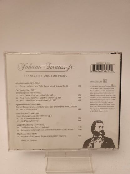 Johann Strauss: Transcriptions for Piano CD