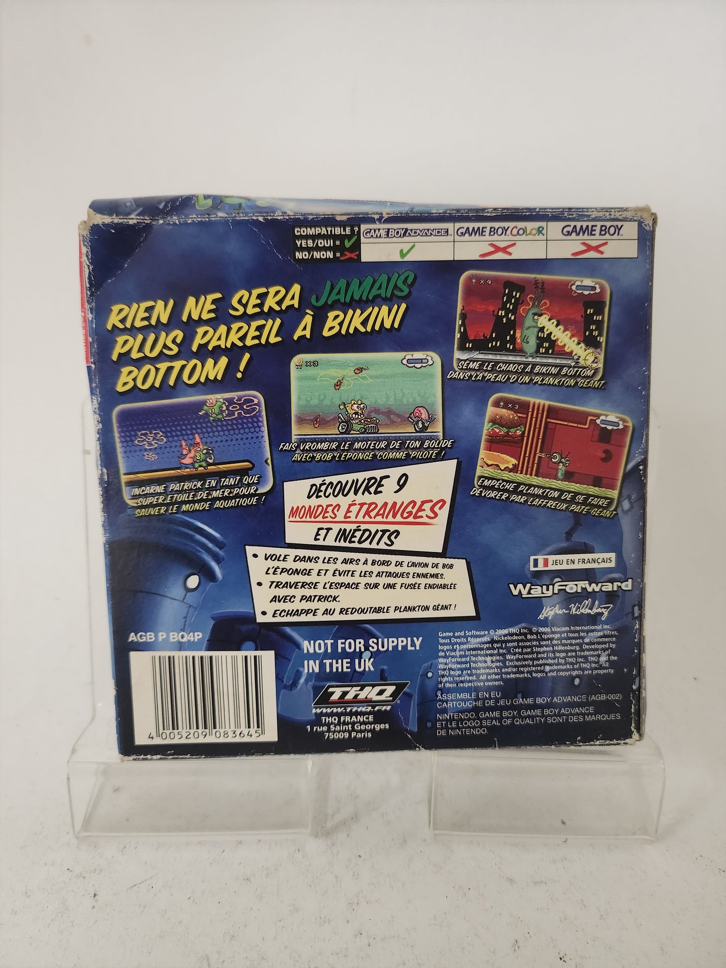 SpongeBob en de Krokante Krab Boxed Game Boy Advance