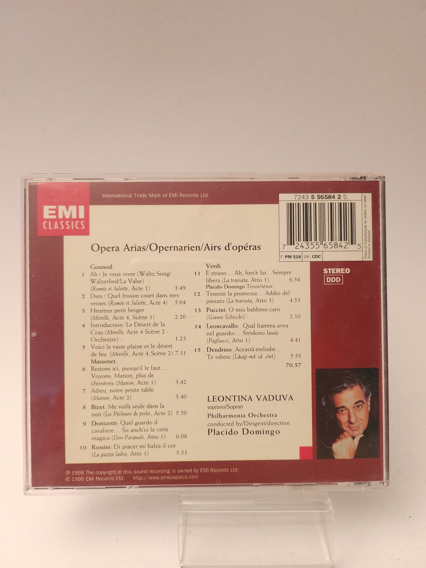 Opera Arias: Leontina Vaduva CD