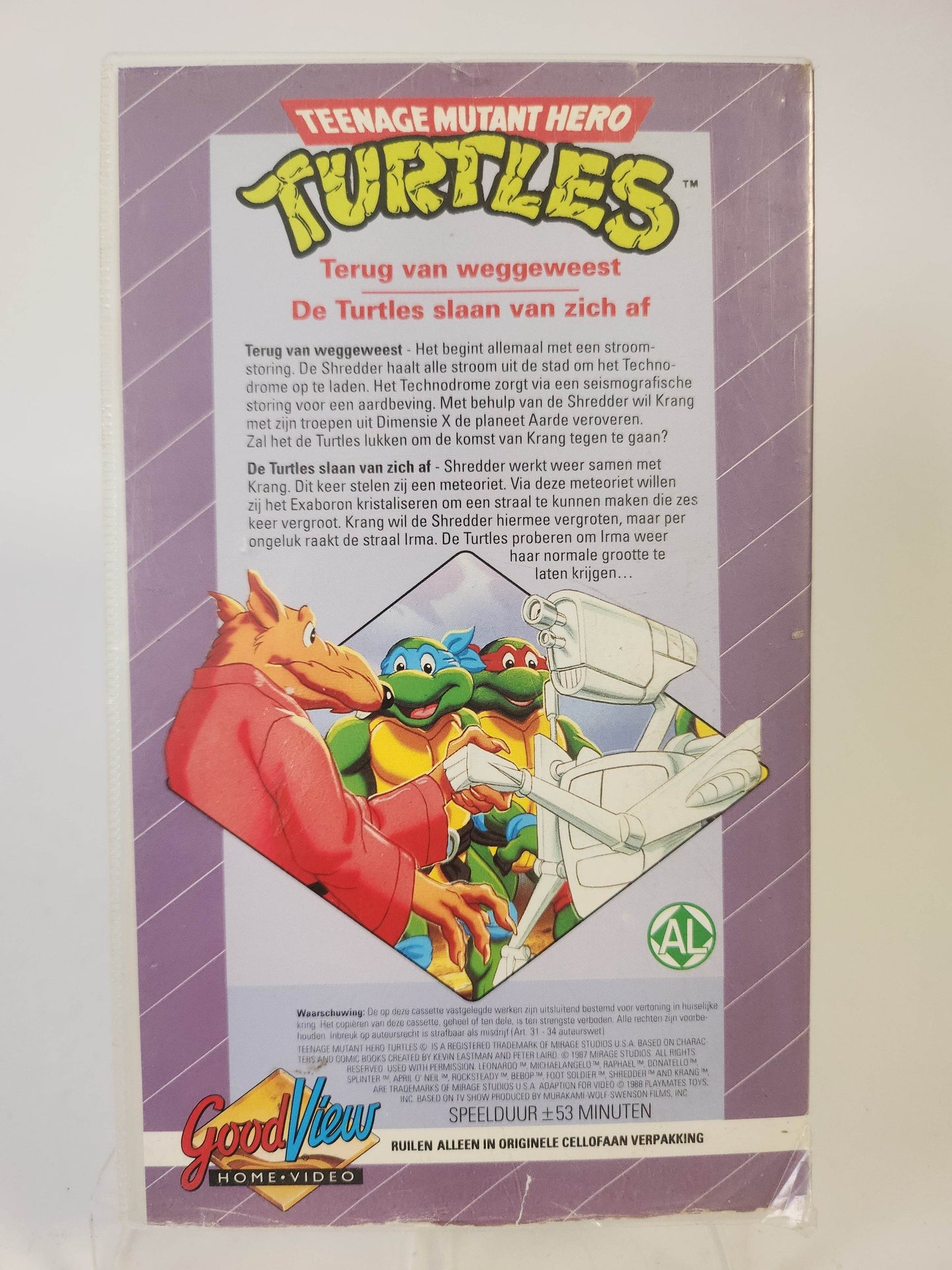 Turtles: Terug van Weggeweest & de Turtles Slaan van Zich af VHS Kids - Feniks Gameshop