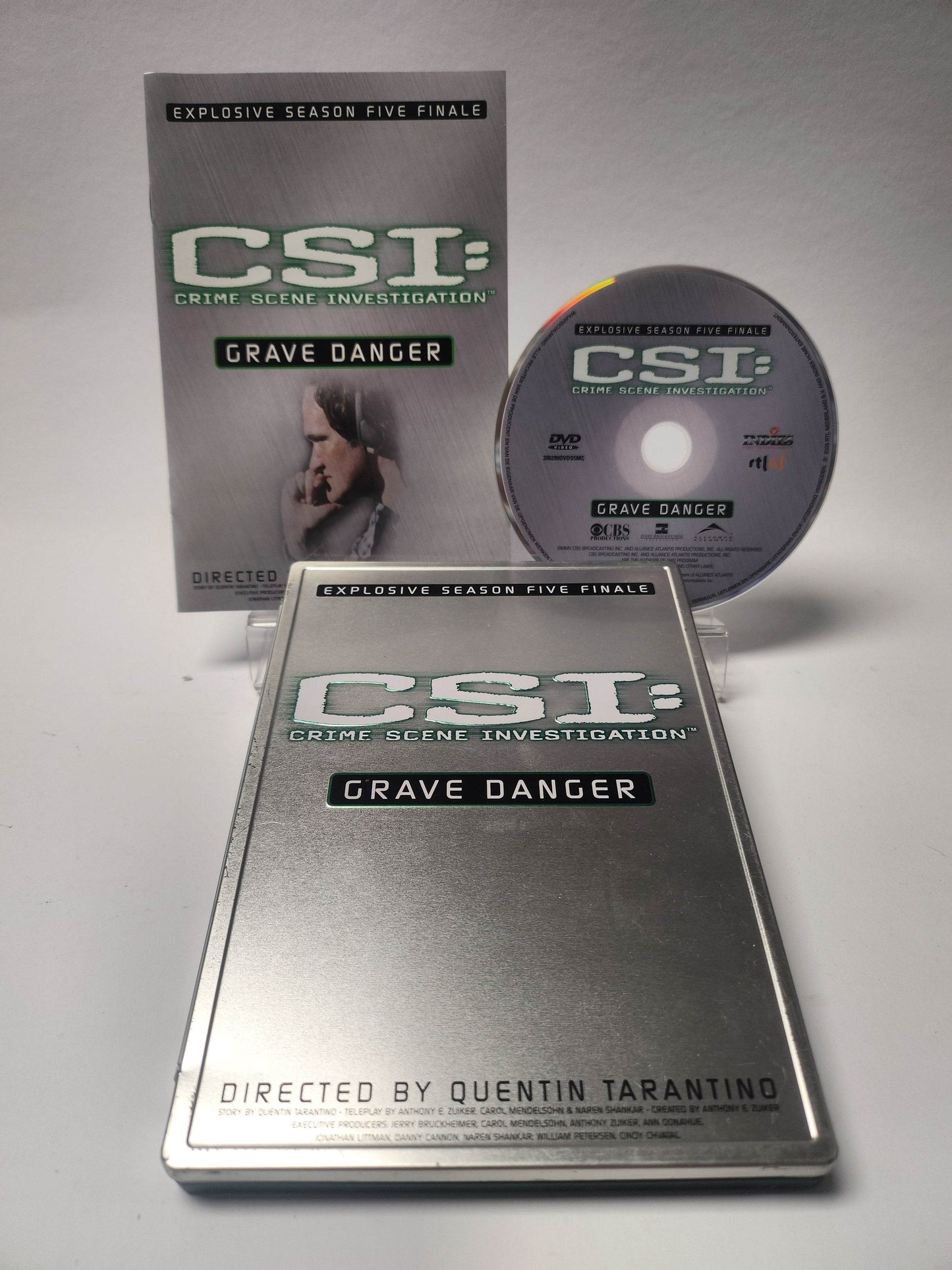 CSI Crime Scene Investigation Grave Danger Steelcase DVD - Feniks Gameshop