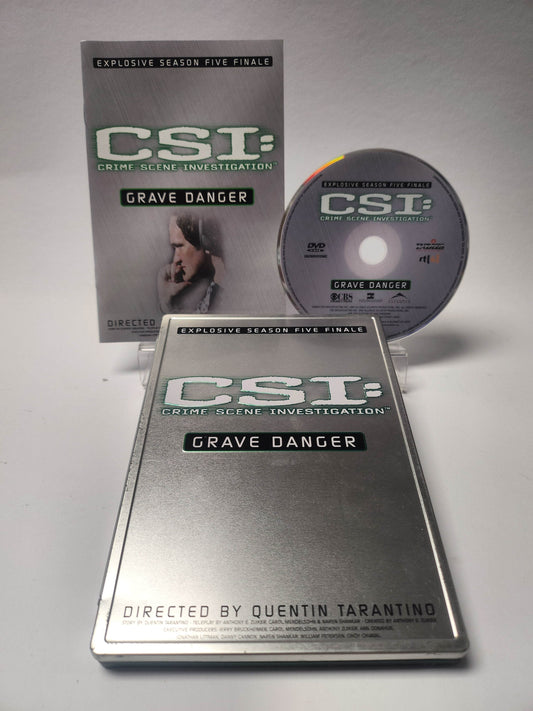 CSI Crime Scene Investigation Grave Danger Steelcase DVD - Feniks Gameshop
