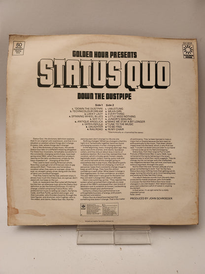 Status Quo: Down the Dustpipe LP Vinyl