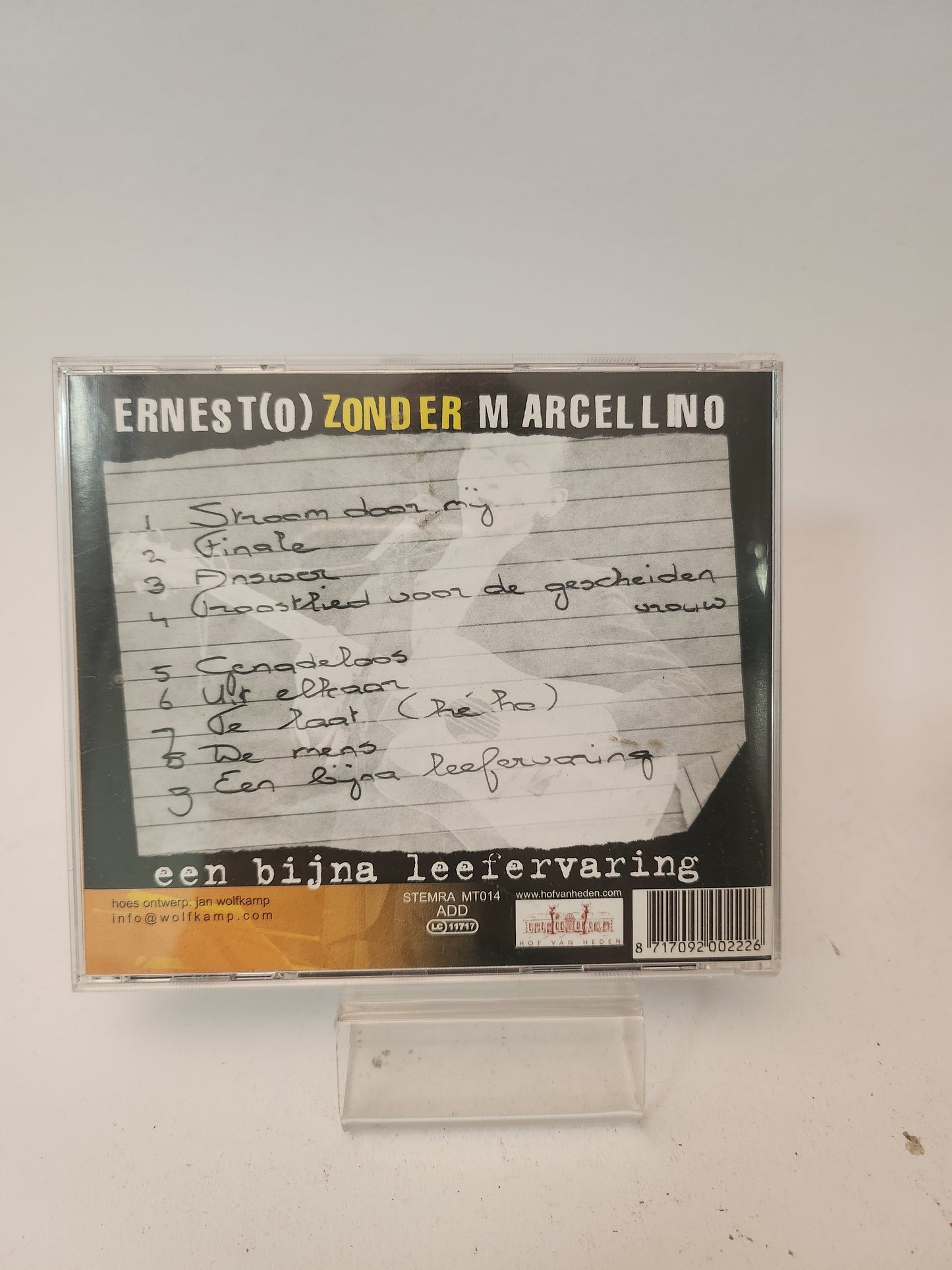 Ernest(o) Zonder M Arcellino: een Bijna Leerervaring CD