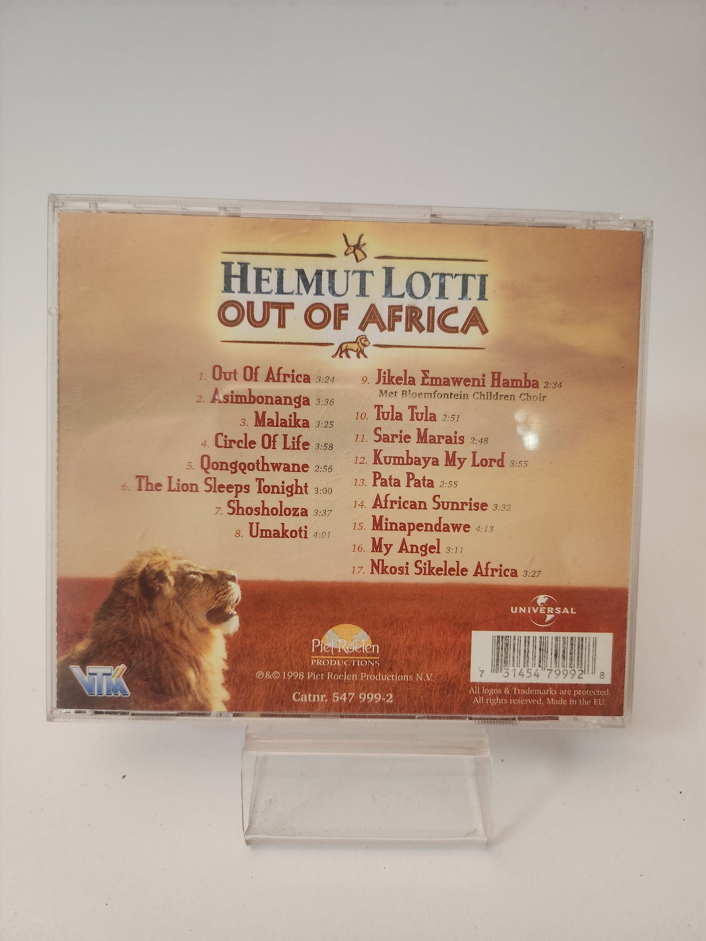 Helmut Lotti: Out of Africa CD