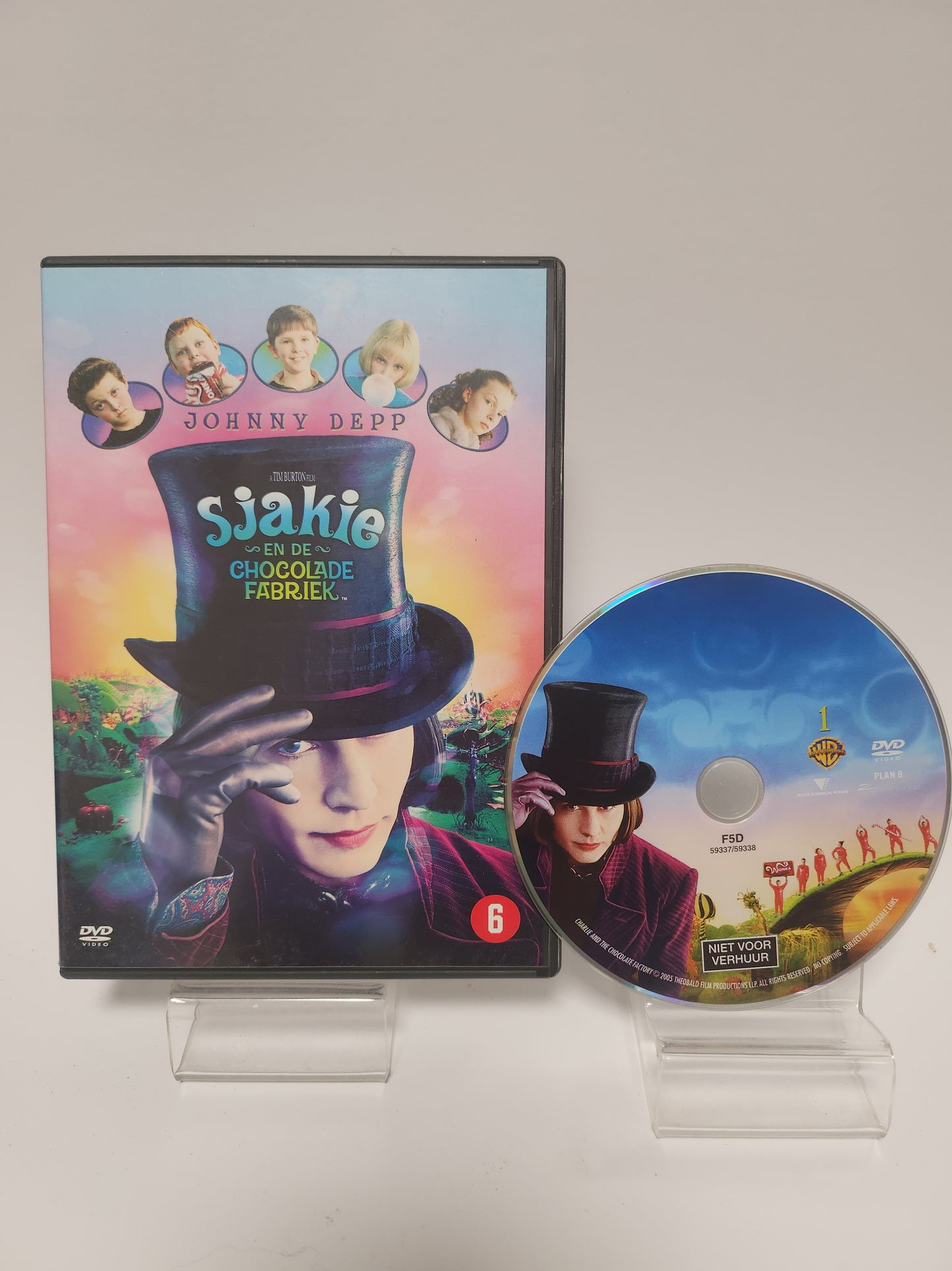 Sjakie en de Chocoladefabriek DVD Kids