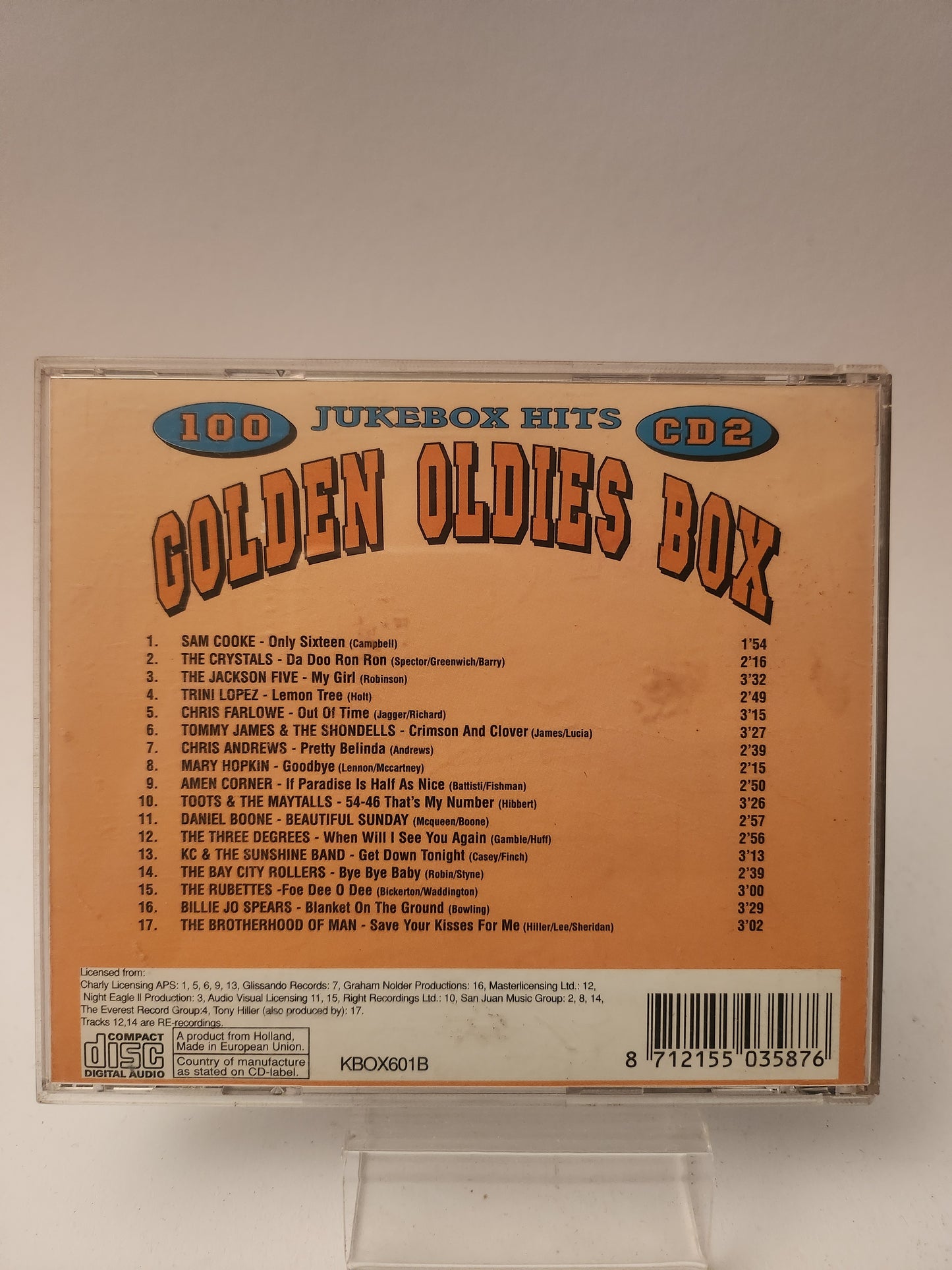 Golden Oldies Box: 100 Julebox Hits CD2